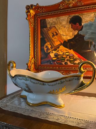 Centro Porcelana Parisino Años 50