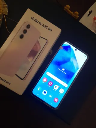 Samsung Galaxy A55 5G Rosa/Plateado