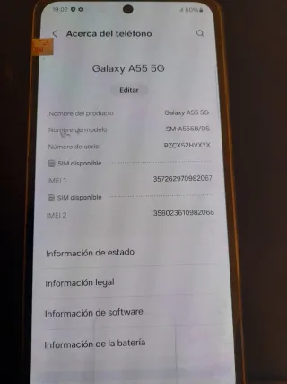 Samsung Galaxy A55 5G Rosa/Plateado