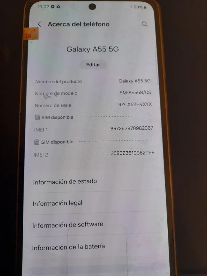Samsung Galaxy A55 5G Rosa/Plateado afbeelding 2