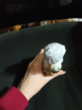 Figura porcelana antigua mujer Inglés