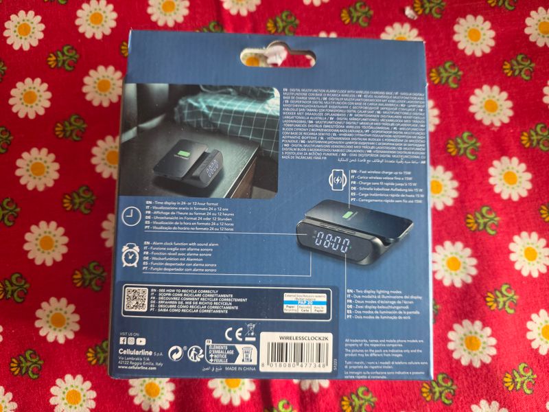 Alarma digital con carga inalámbrica de 15W afbeelding 2