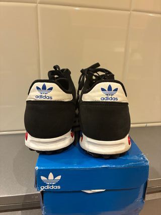 Adidas LA Trainer Talla 43 Negro Blanco