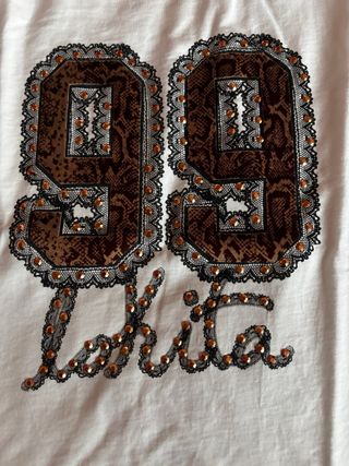 T-shirt Lokita con strass Tg. S