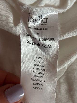 T-shirt Lokita con strass Tg. S