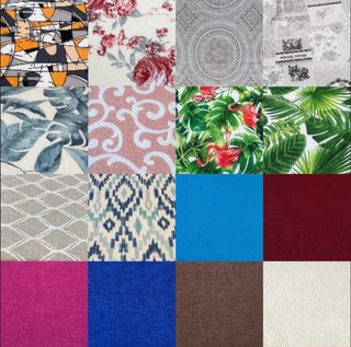 Cojín para asiento de silla, azul