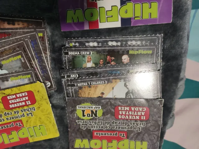 Tarjetas HipFlow Rap Nacional y Francia