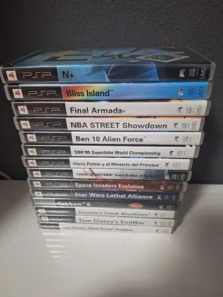 Lote de 14 juegos psp