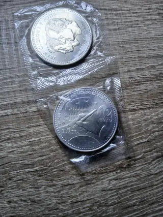 11 Monedas Plata 12 Euros 2007 Tratado de Roma