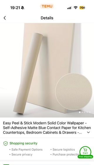 Vinilo Adhesivo Cocina Nuevo - 60cmx1000cm