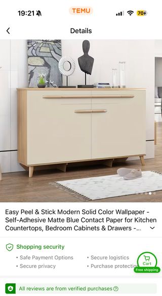 Vinilo Adhesivo Cocina Nuevo - 60cmx1000cm