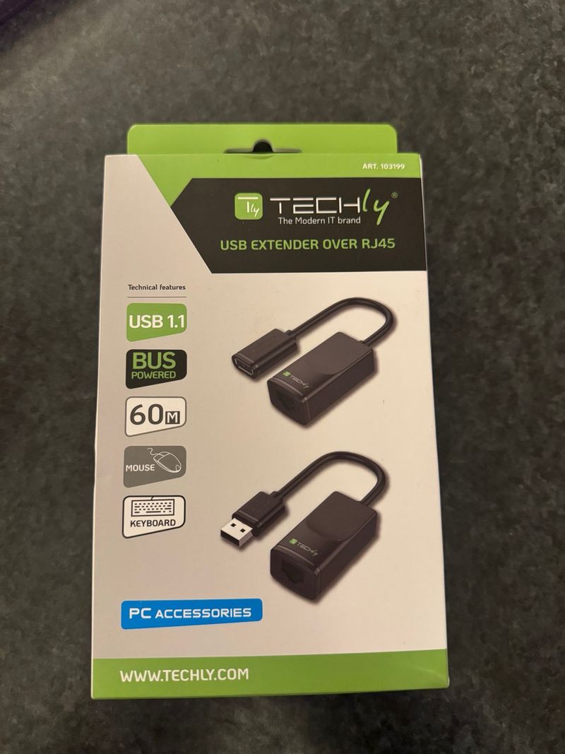 Techly 103199 Extender USB 60m RJ45