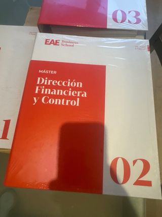 Libros Master EAE dirección financiera y control