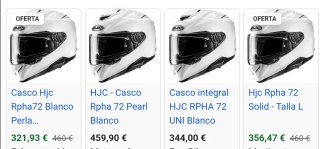 Casco HJC RPHA 72 ¡NUEVO!