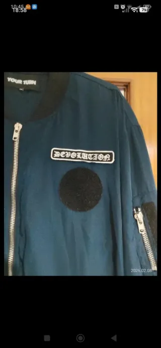 Bomber YOUR TURN Talla XXL Azul