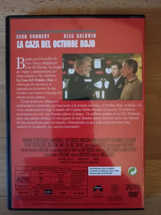 La Caza del Octubre Rojo DVD