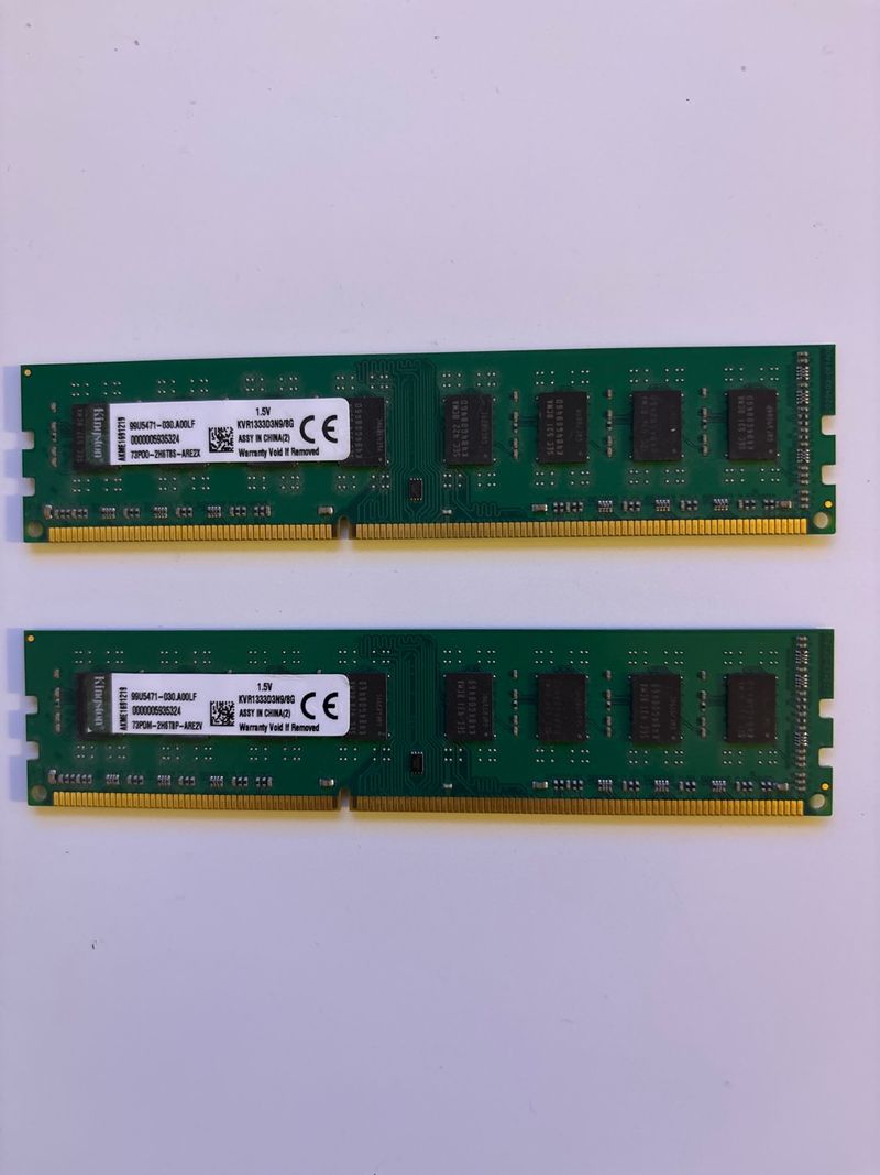 2x 8GB Kingston DDR3 1333MHz RAM
