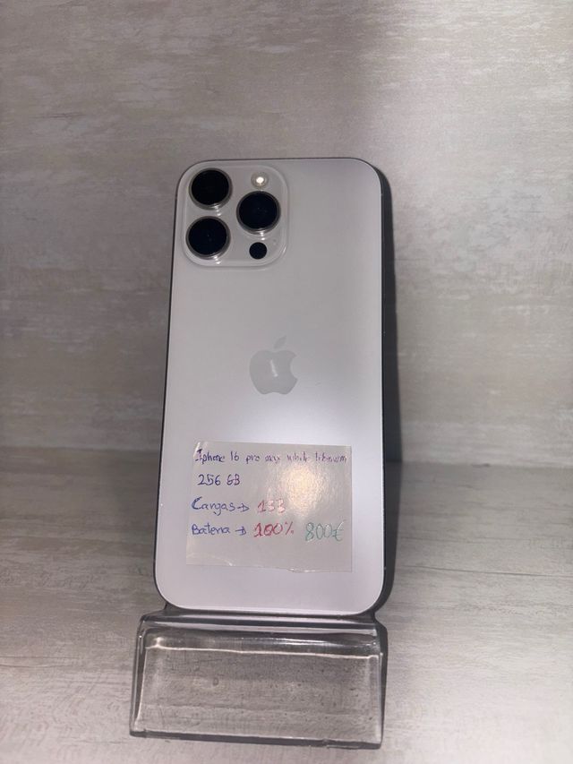 iPhone 16 Pro Max 256GB Blanco