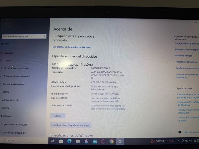 HP Stream Laptop 14-ds0xxx