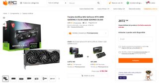 Tarjeta Gráfica MSI GeForce RTX 4090 GAMING X SLIM