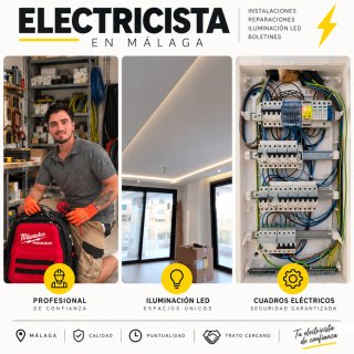 Electricista autorizado en malaga⚡