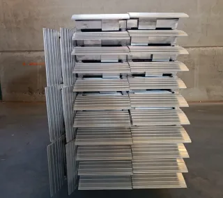 Escaleras rampas de aluminio