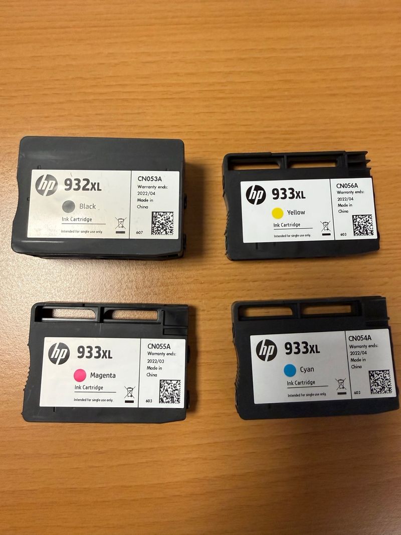 Juego 4 Cartuchos Tinta HP 932XL 933XL
