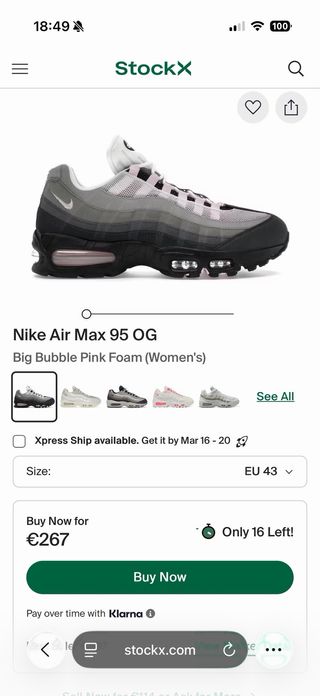 Nike Air Max 95 OG Pink Foam