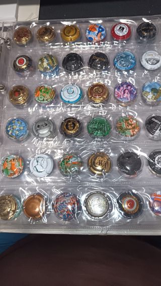 Álbum 170 Chapas Cava y Cerveza Variadas