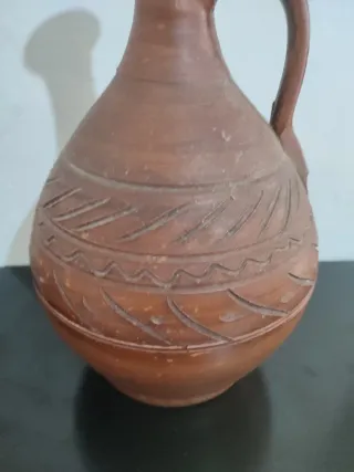 Jarrón rústico terracota vintage