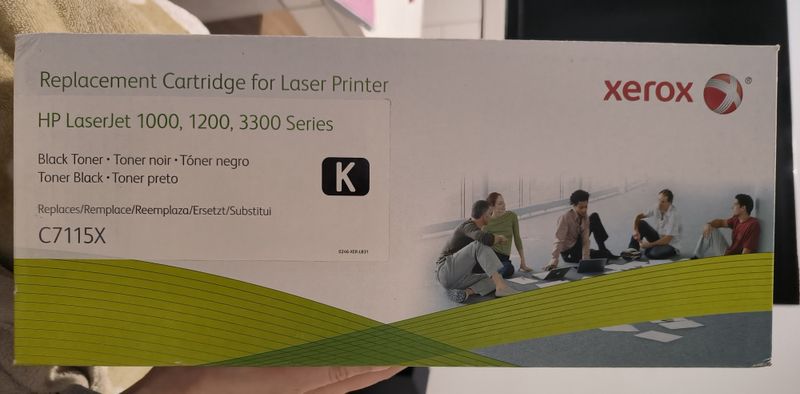 4 Cajas Tóner Negro Xerox C7115X