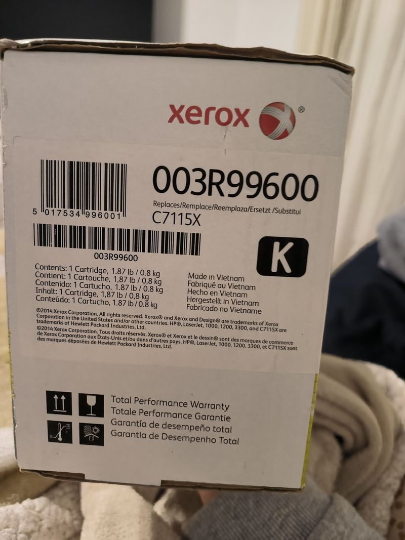 4 Cajas Tóner Negro Xerox C7115X afbeelding 3