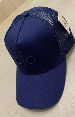 Gorra Alo Yoga Azul Trucker