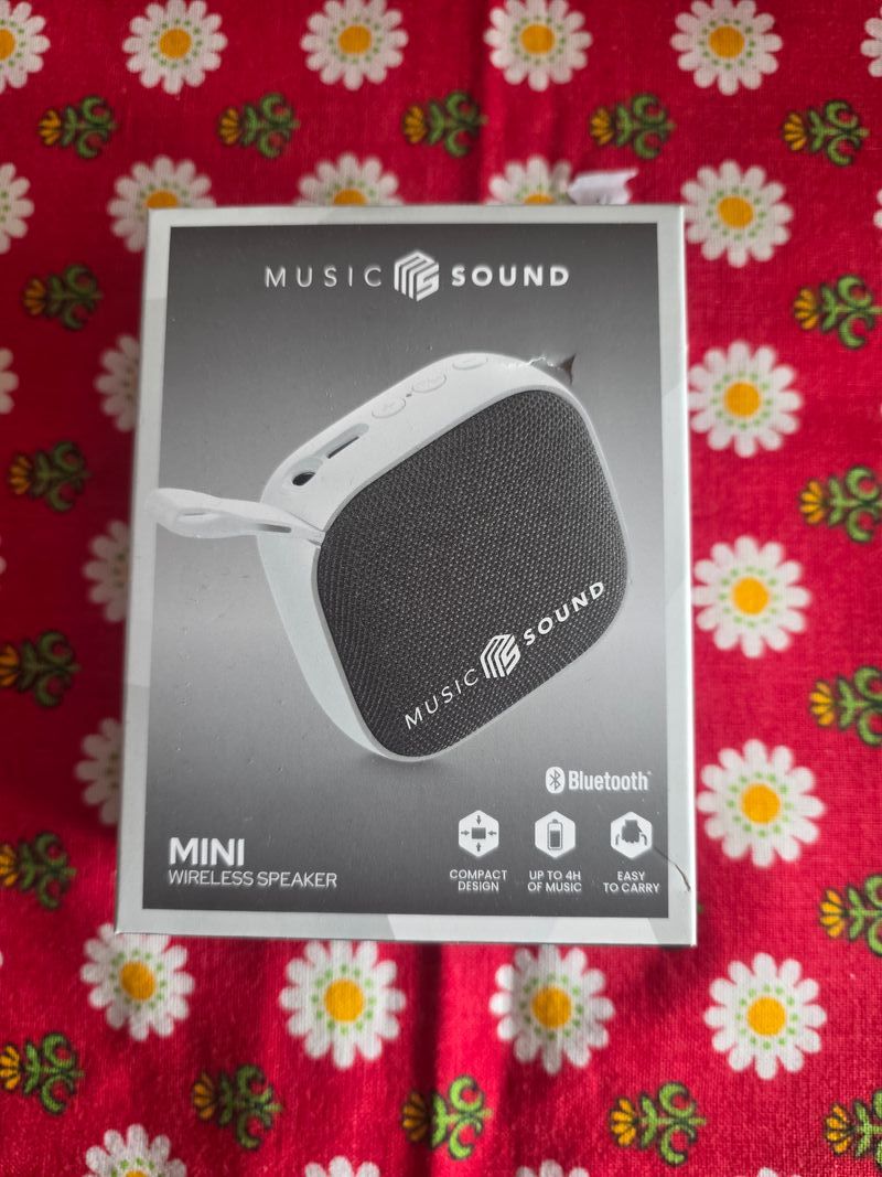 Mini altavoz inalámbrico Music Sound blanco