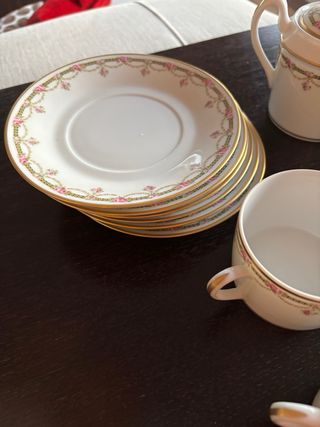 Juego de café Limoges porcelana francesa