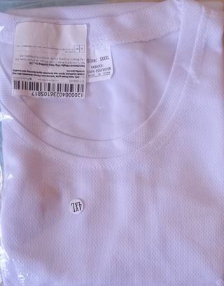 Camiseta básica amarilla 4XL