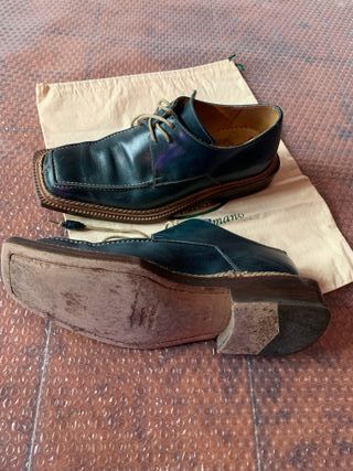 Scarpe Harris Uomo Pelle Verde - Fatte a Mano