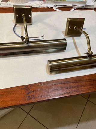 Apliques de pared dorados/plateados