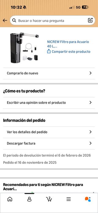 Acuario 11L + Filtro NICREW