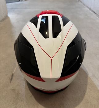Casco E Origine Bluetooth Blanco/Rojo Talla XL