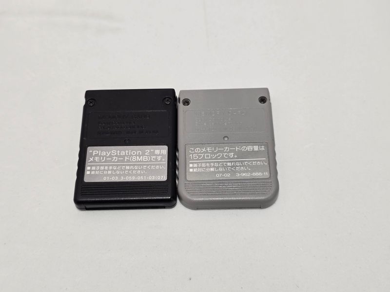 2 memory card ps1 y ps2 Sony - memoria play1 afbeelding 2