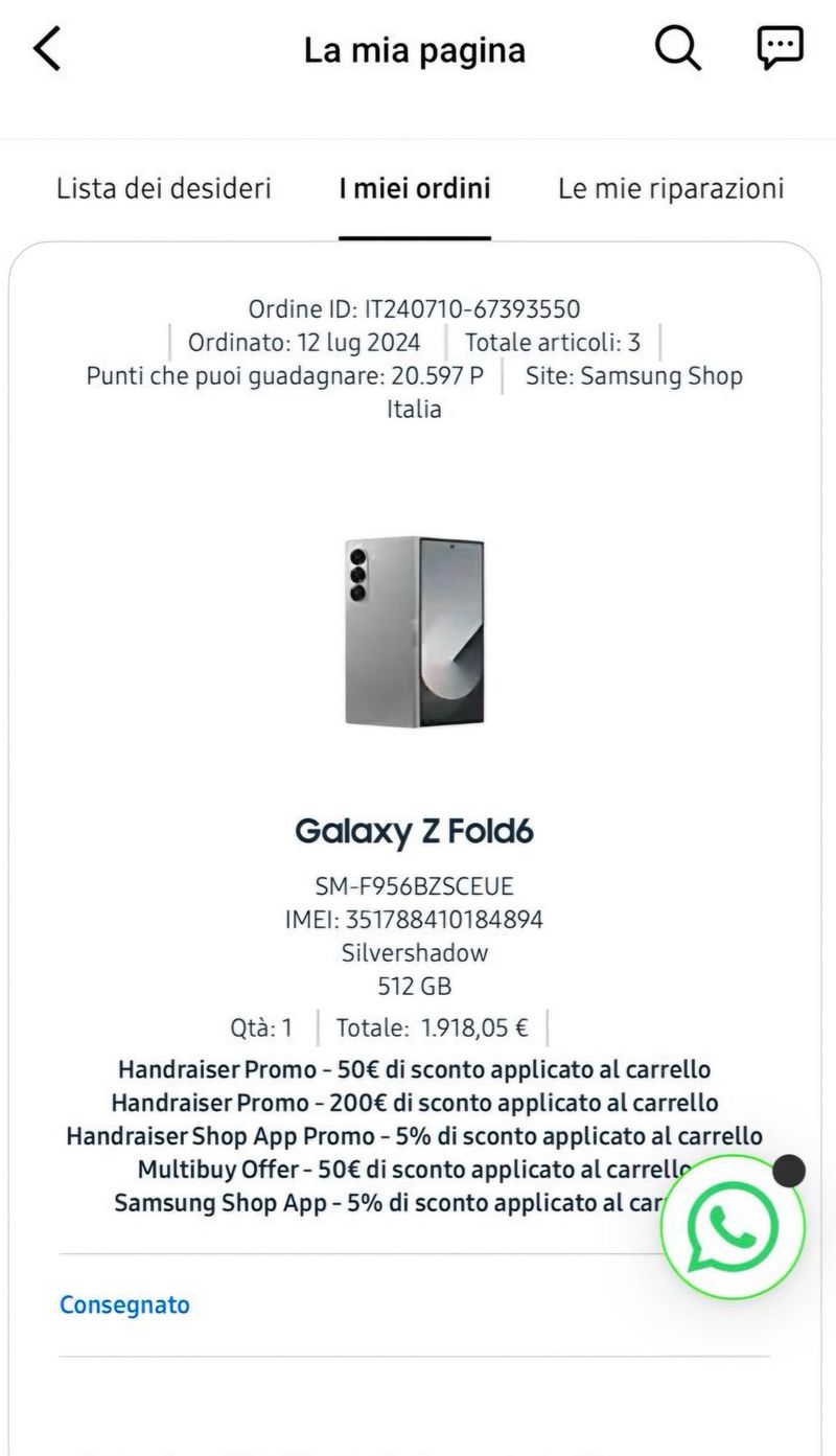 Samsung Galaxy Z Fold 6 512GB Silver Shadow afbeelding 10