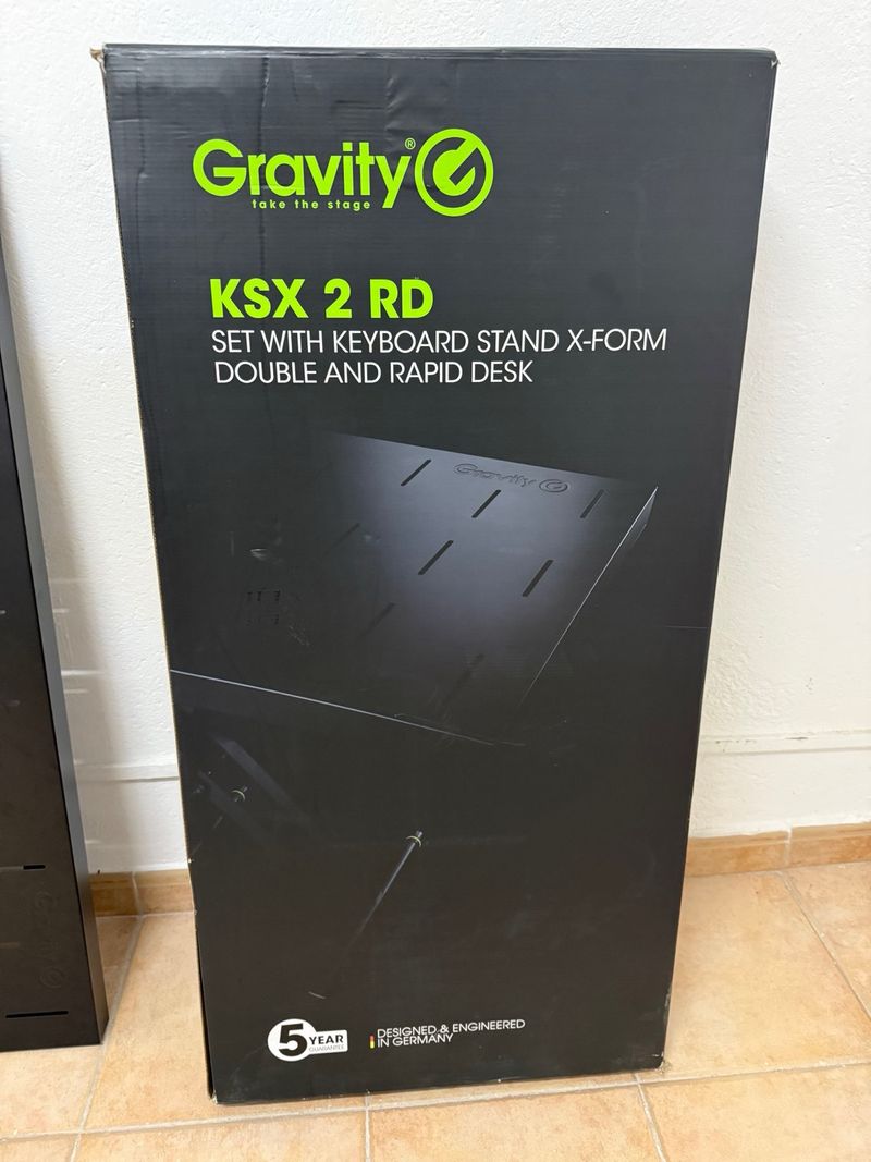 Gravity KSX 2 RD Soporte Teclado Doble