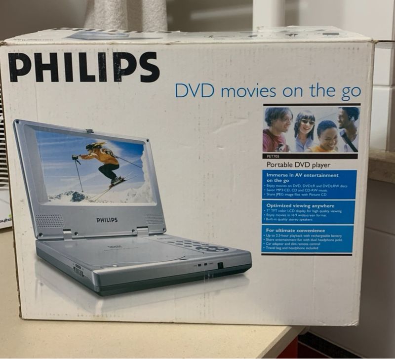 Reproductor DVD portátil Philips PET705 afbeelding 5