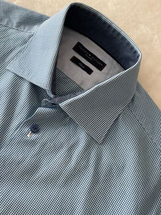 Camisa Tommy Hilfiger Cuadros Azul T M