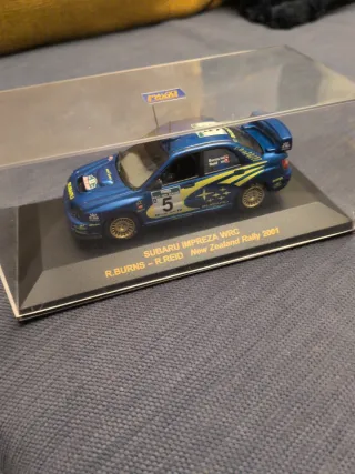 Coche colección rallye Miniatura Subaru Impreza WR