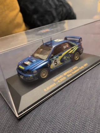 Coche colección rallye Miniatura Subaru Impreza WR