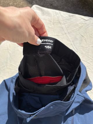 Pantaloncini MTB Ziener blu con fondello