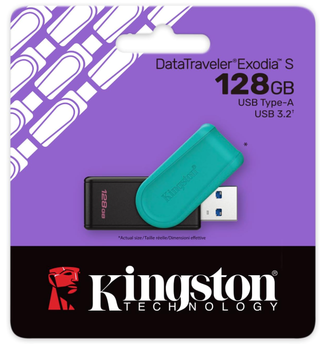 Kingston DataTraveler Exodia S 128GB USB 3.2