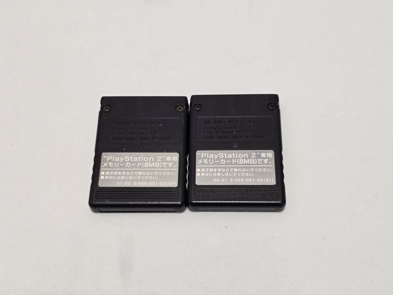 2 memory card ps2 Negra Sony - memoria play2 afbeelding 2